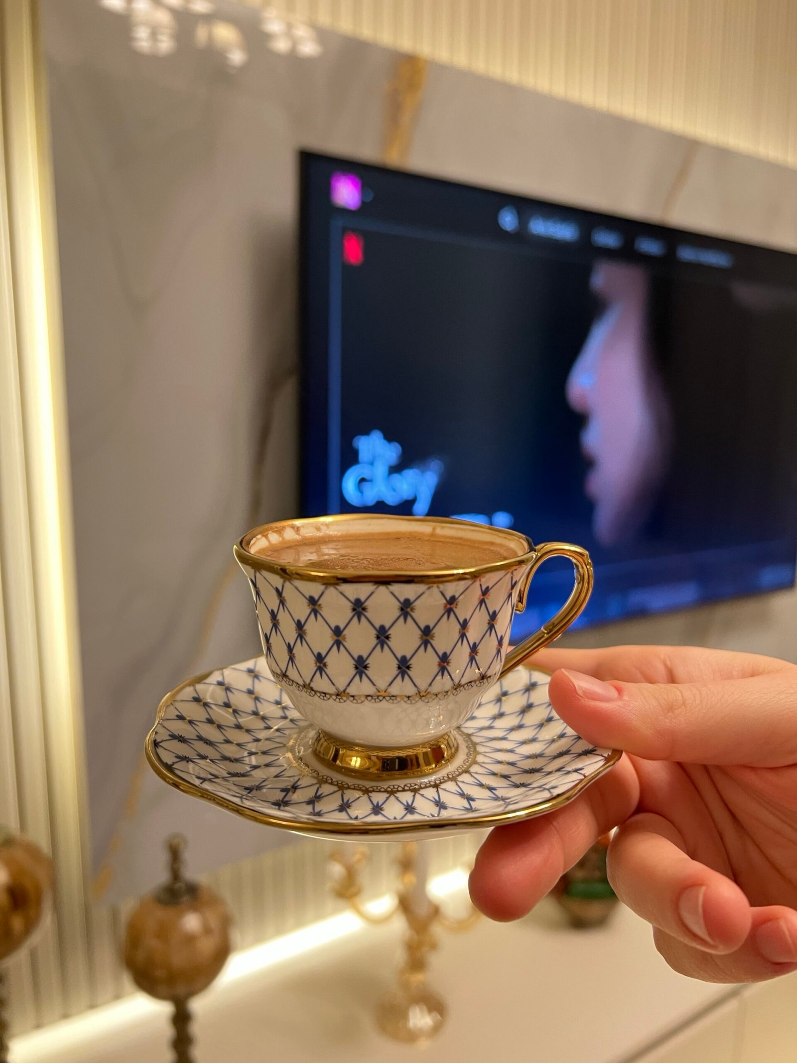 img_5470 2 KİŞİLİK TÜRK KAHVESİ FİNCANI*Mücevher - Görsel 1