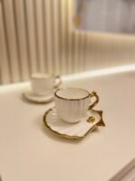 2 KİŞİLİK GOLD İNCİLİ FİNCAN - Görsel 2