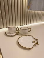 2 KİŞİLİK GOLD İNCİLİ FİNCAN - Görsel 3