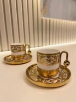 2 KİŞİLİK ZERDAN TÜRK KAHVESİ FİNCANI - Görsel 2