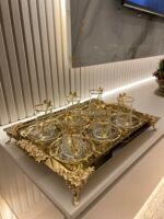 19 parça Tepsili Çay Seti Kombini**RAMAZAN AYINA ÖZEL