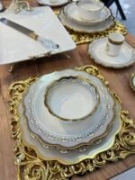 24 PARÇA ‘ENFAL SERİSİ‘ YEMEK TAKIMI* RAMAZAN AYINA ÖZEL