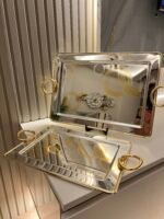 2’Li Çelik Sunum Tepsi * 1304 - Görsel 2