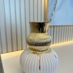 Golden Boğum Vazo*24x18*cm