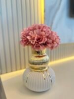 Golden Boğum Vazo + 1 Demet Arajman - Görsel 2