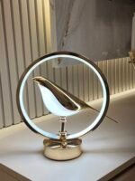 Lüx Ledli Masa Lambası  *Kafeste Kuş Figürlü - Görsel 2