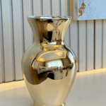 Gold Kaplama Vazo* 24x12cm