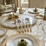 Porselen Kulplu 5’Li Servis Sunumluk Boncuklu *HAFTA SONUNA ÖZEL🎉