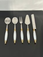 Porselen Kulplu 5’Li Servis Sunumluk - Görsel 2