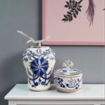 Mavi Çiçekli Şah Küp