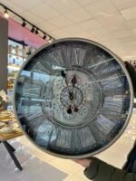 Metal Kasa Döner Çarklı Duvar Saati *AKN534 - Görsel 4