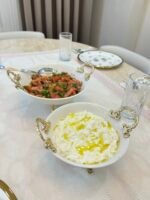 2`Lİ GOLD KUPLU AYAKLI SALATA KASESİ GOLD **23 cm