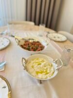 2`Lİ GOLD KUPLU AYAKLI SALATA KASESİ GOLD **23 cm - Görsel 2