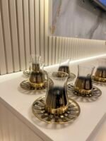 12 parça Golden VALLE Çay Seti - Görsel 3