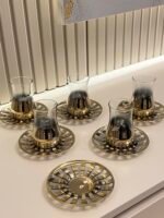 12 parça Golden VALLE Çay Seti - Görsel 2