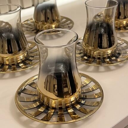 12 parça Golden VALLE Çay Seti