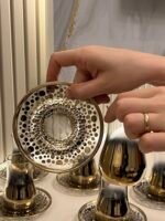 12 parça Golden LONA Çay Seti - Görsel 3