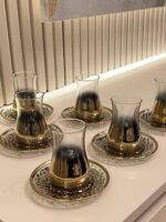 12 parça Golden LONA Çay Seti - Görsel 2