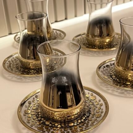 12 parça Golden LONA Çay Seti