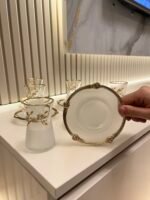 12 parça Buğulu Papatya Çay Seti - Görsel 2