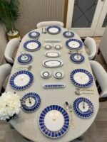 38 Parça BLUE Candy Kahvaltı Pasta ve Servis Takımı **PORSELEN SERİ🌟 - Görsel 5