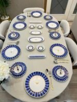 38 Parça BLUE Candy Kahvaltı Pasta ve Servis Takımı **PORSELEN SERİ🌟 - Görsel 3