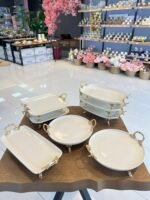 8 PARÇA PORSELEN TAM SET SUNUM SETİ