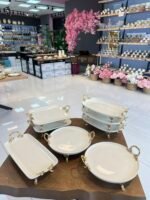 8 PARÇA PORSELEN TAM SET SUNUM SETİ - Görsel 2