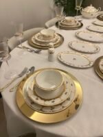 GÜLİSTAN SULTAN SERİSİ 28 PARÇA 24 K. ALTIN YEMEK TAKIMI * 6 KİŞİLİK - Görsel 2