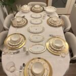 GÜLİSTAN SULTAN SERİSİ 28 PARÇA 24 K. ALTIN YEMEK TAKIMI * 6 KİŞİLİK