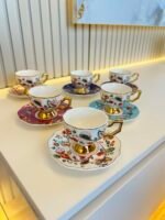 6 KİŞİLİK FLOWERS TÜRK KAHVESİ **EVAN - Görsel 2