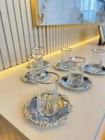 6 Kişilik Döküm Çay Takımı*Gümüş