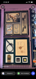 KARE HORSE GREY TABLO - Görsel 3