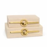 P MODEL 2’Lİ DERİ KUTU KREM