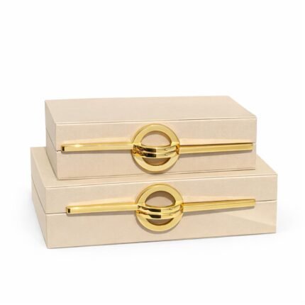 P MODEL 2’Lİ DERİ KUTU KREM