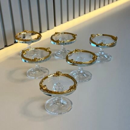 Cam Ayak Detay Zamak Lokumluk * 6 Adet