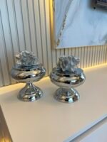 2’Li  SÜKULENT DEKOR KUTU*GÜMÜŞ - Görsel 2