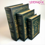 VİNTAGE DEKORATİF 3’Lü KİTAP KUTUSU