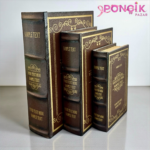 VİNTAGE DEKORATİF 3’Lü KİTAP KUTUSU*Sample