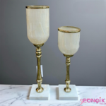 2’Li  Pearl Shine Serisi Şamdan