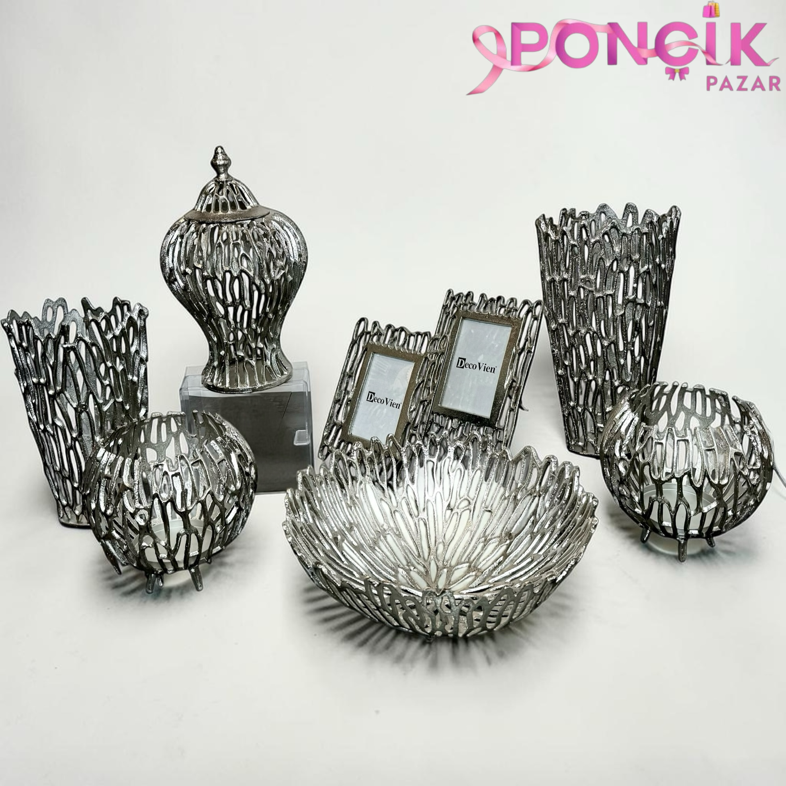 photoroom_20260412_161058 8 PARÇA KONSOL SETİ*Gümüş - Görsel 1