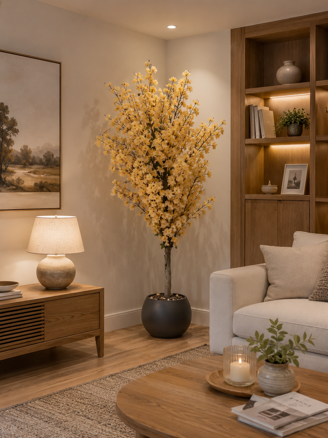 1cbbdcc8-8bed-412e-8367-b5f8e1223434 Bahar Dalı Salon Ağacı - Görsel 1