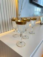 Golden Max Kadeh Model  Yaldızlı *6 Adet