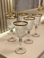 Golden Kadeh Model  Yaldızlı *6 Adet