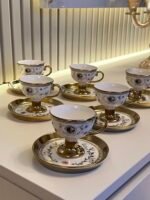 6 Kişilik Victorya Vintage Sultan Fincan Takımı - Görsel 2
