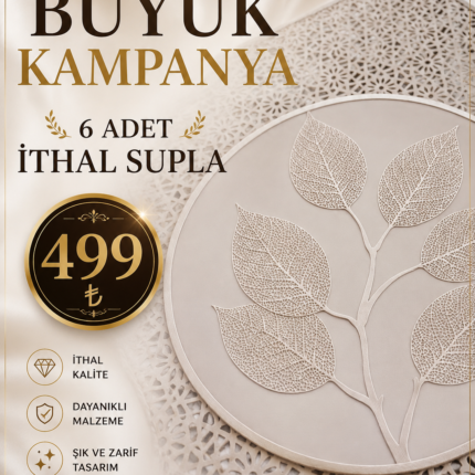 6 adet ithal kumaş Supla