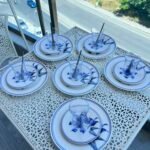 24 parça porselen çay saati seti *Blue Mosion