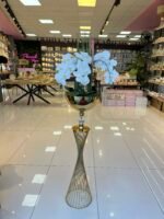 Konsol Vazo Elmas Detay Gold Orkide Arajman Code : 601 - Görsel 2