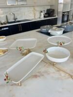 4 parça porselen zeytinli seri - Görsel 2