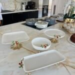 4 parça porselen zeytinli seri